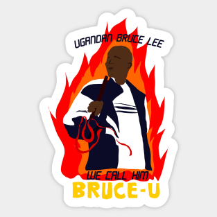 Bruce U Sticker